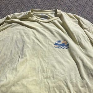 Yellow off the wall vans long sleeve shirt